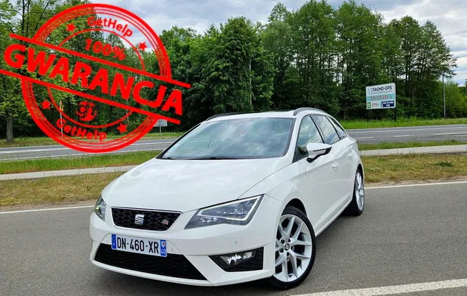 mazowieckie Seat Leon cena 43900 przebieg: 198000, rok produkcji 2014 z Ostrołęka